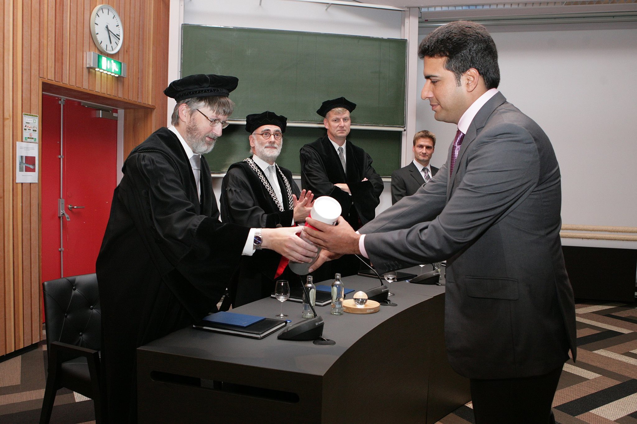 Dr Faisal receives award for his PhD in AI and data mining.