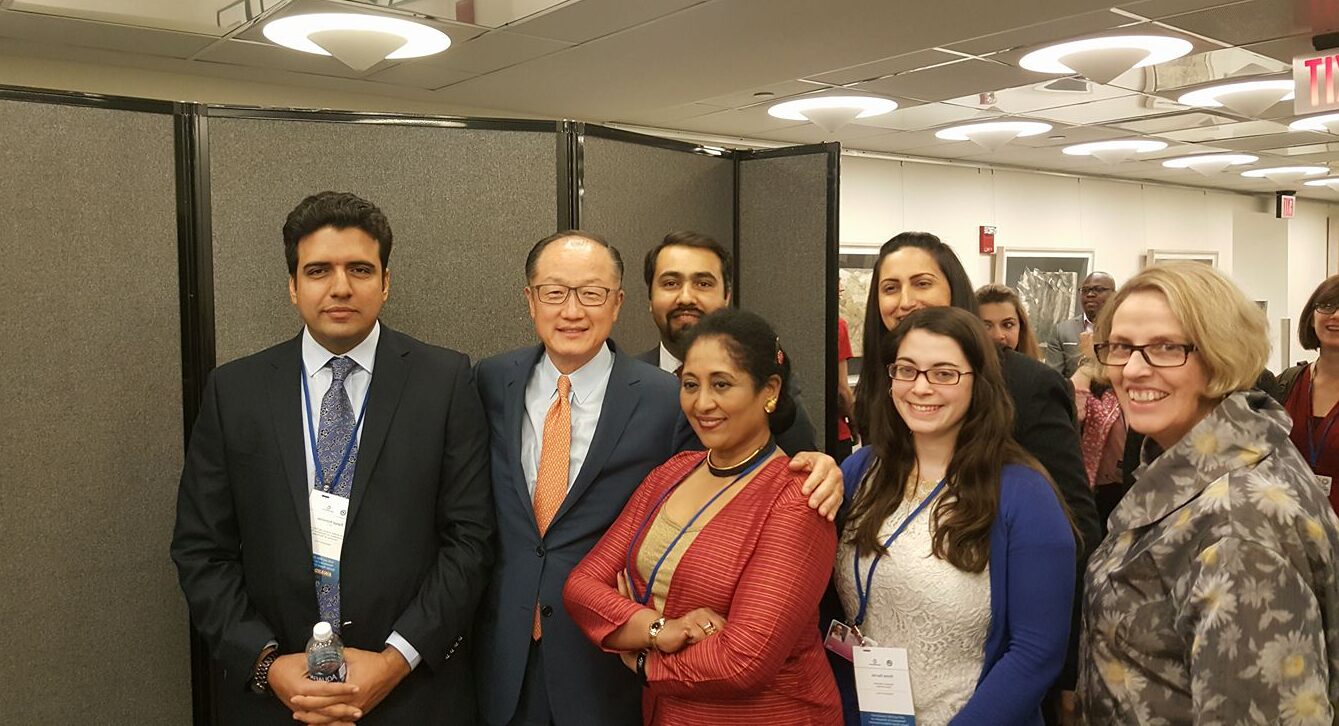 Dr. Faisal Kamiran at the World Bank Research Innovation Award Ceremony in Washington DC, US, along with the World Bank Former President Jim Yong Kim, and other notable luminaries.